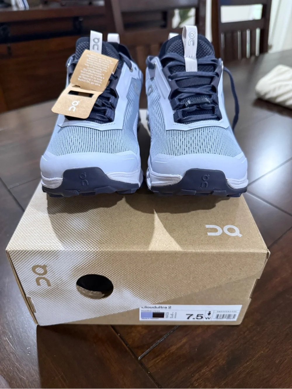 On Cloudultra 2 Women’s 7.5 Mineral Eclipse Trail Running Shoes NWT Box